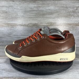 Ecco Mens Biom Hybrid Hydromax Yak Leather Spikeless Golf Shoes Size EU 45 US 11